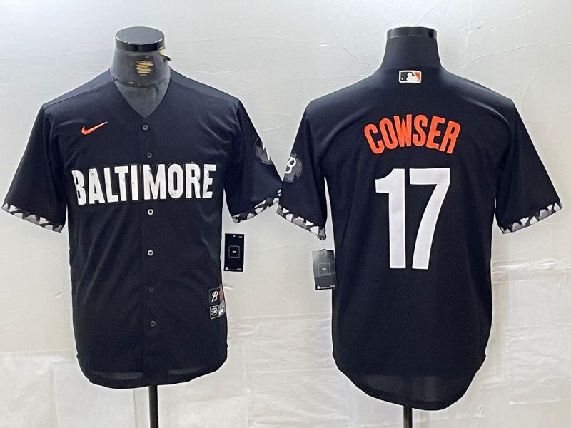 Custom Men Baltimore Orioles Black City Edition Nike 2024 MLB Jersey->->Custom Jersey